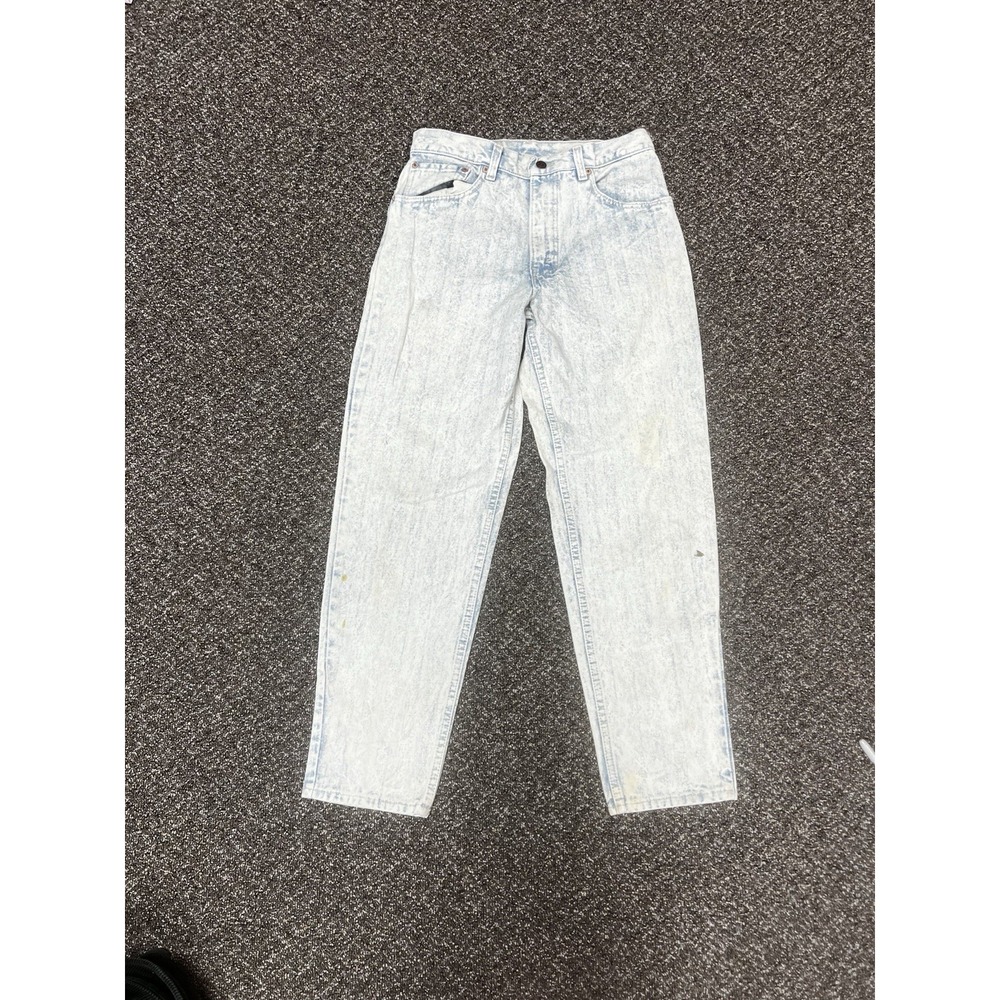 Vintage 1990s Levis Light Wash Denim Jeans Hbt Style Striped Rare 550 32x30